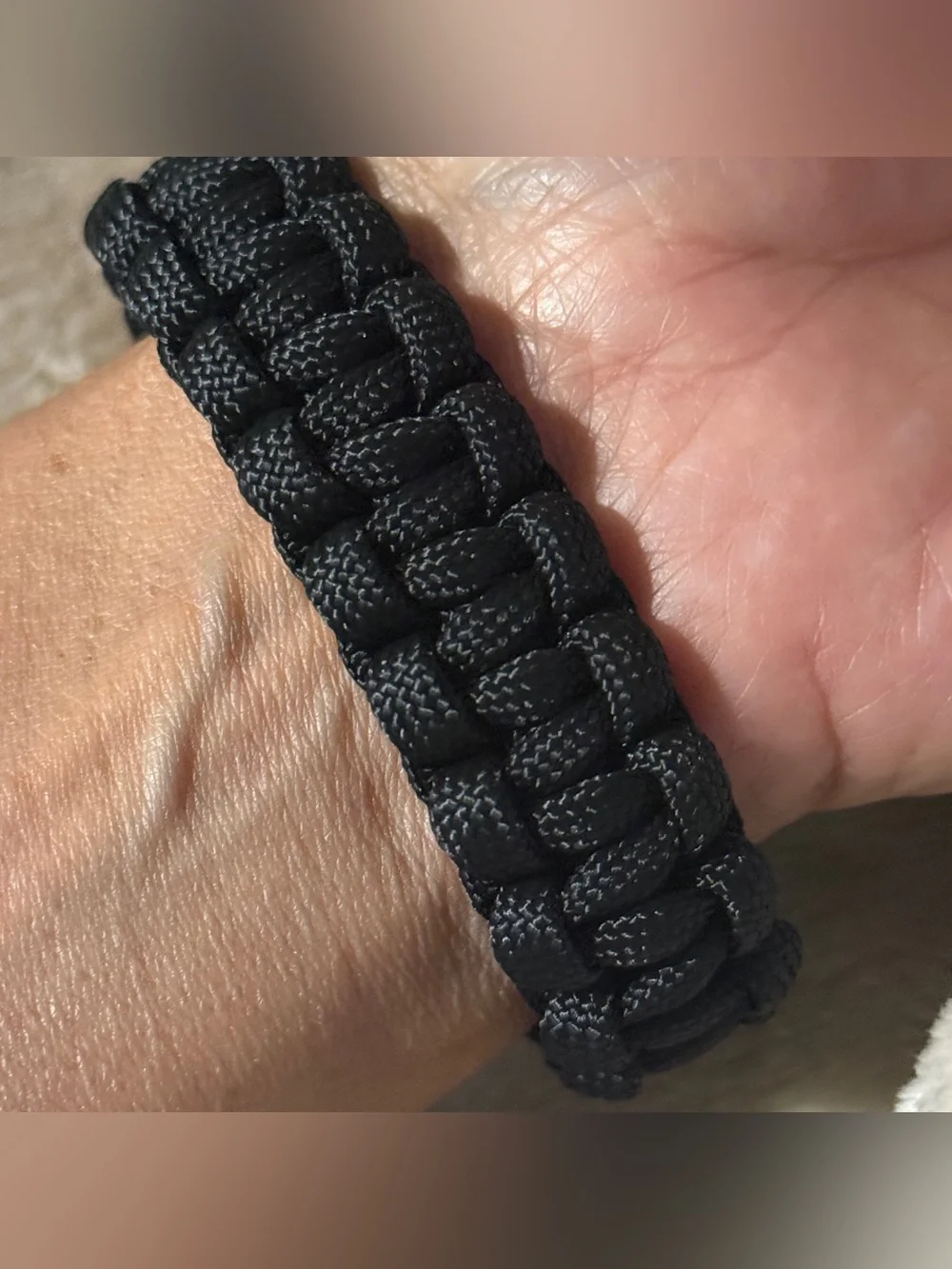 Stainless steel wolf head rope bracelet
